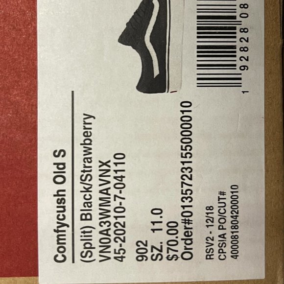 Vans Old Skool Comfy Cush Mens 11 - Picture 3 of 3